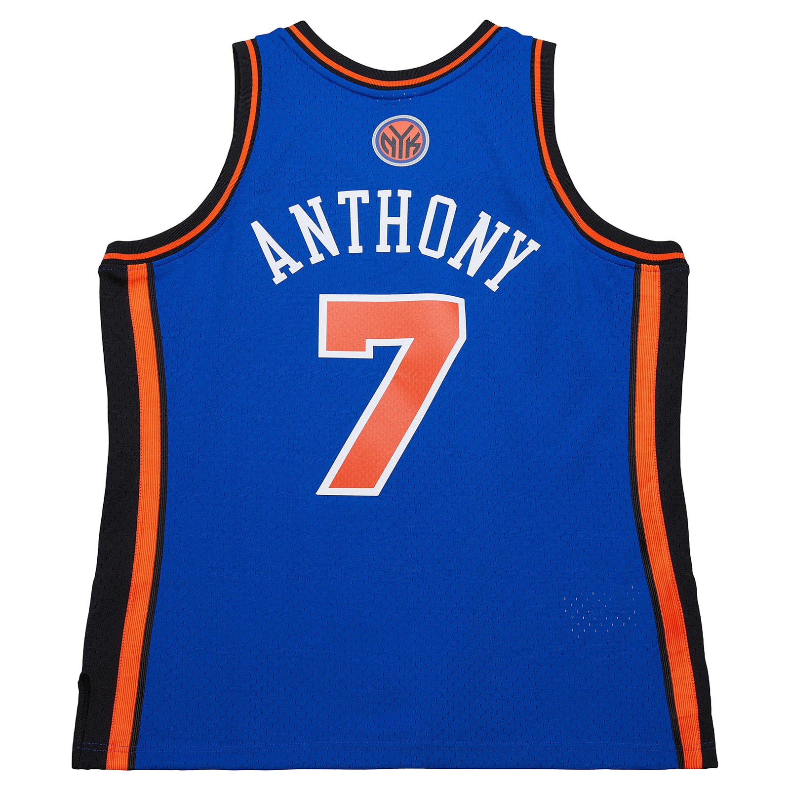Carmelo Anthony New York Knicks Big & Tall 2010/11 Swingman Jersey Blue - back view