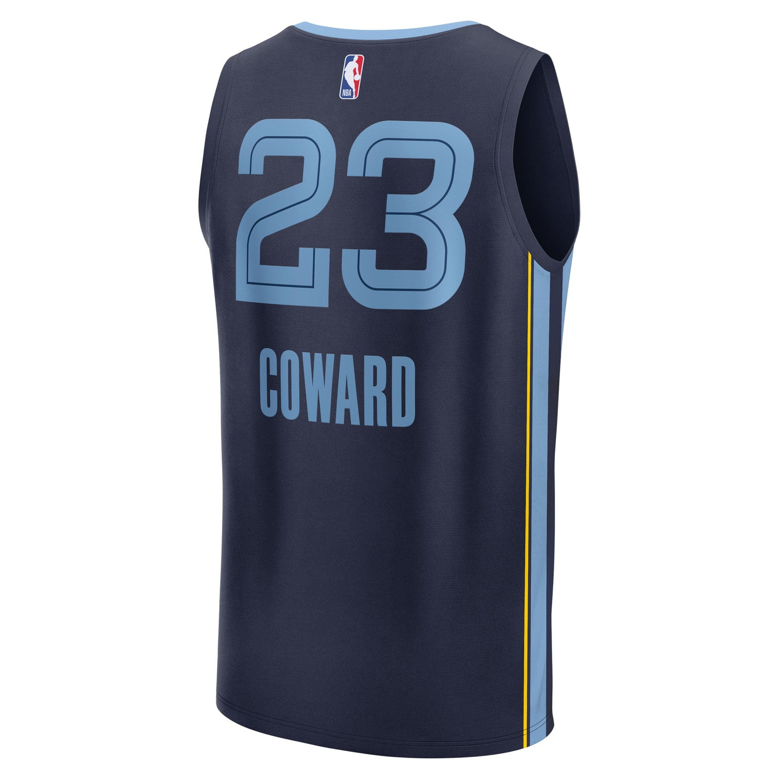 Cedric Coward Memphis Grizzlies Youth 2025 NBA Draft First Round Pick Fast Break Fan - back view
