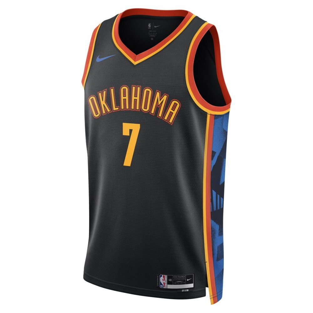 Chet Holmgren Oklahoma City Thunder Unisex 2024/25 Swingman Player Jersey City - second front view