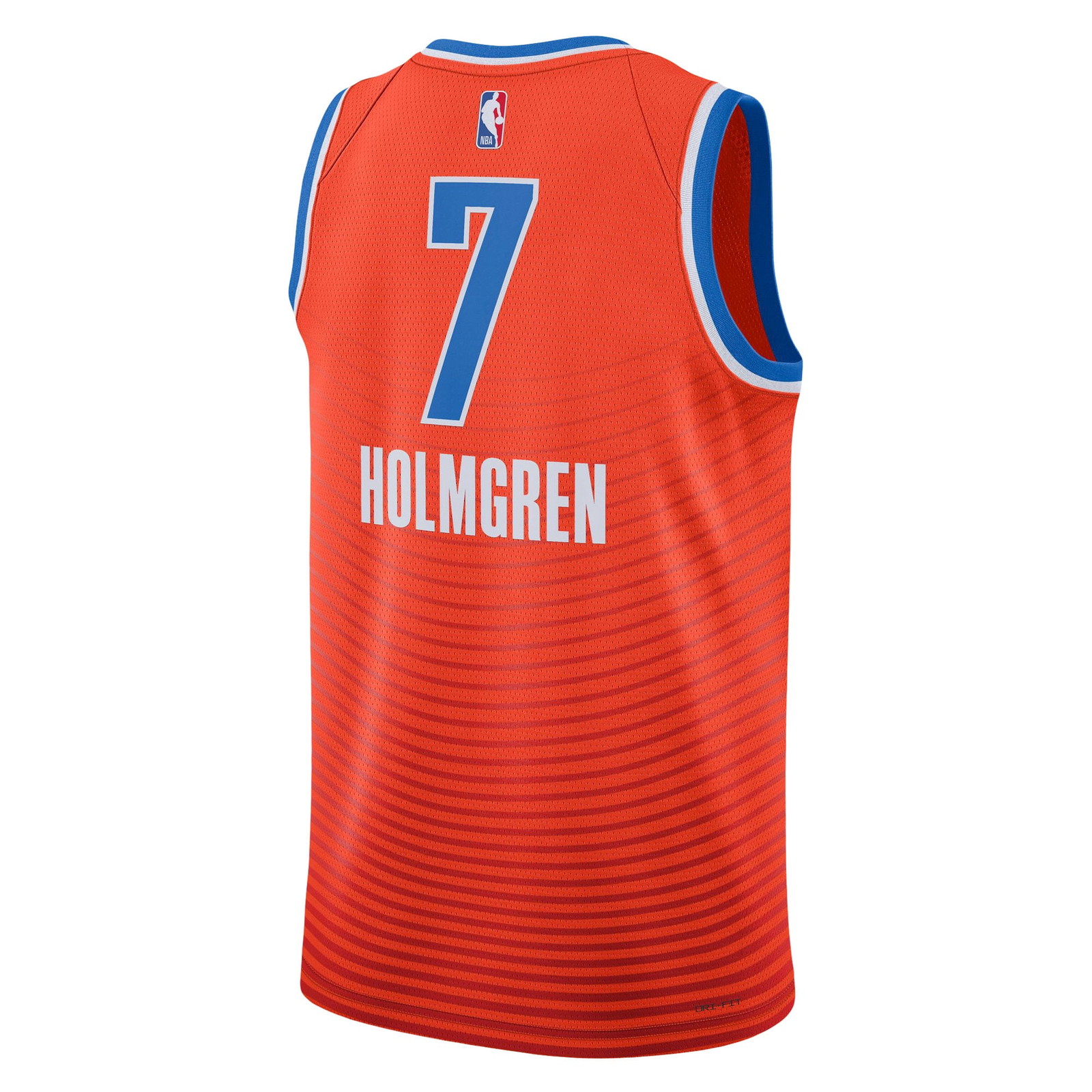 Chet Holmgren Oklahoma City Thunder Unisex Swingman Jersey Statement Edition Orange - back view