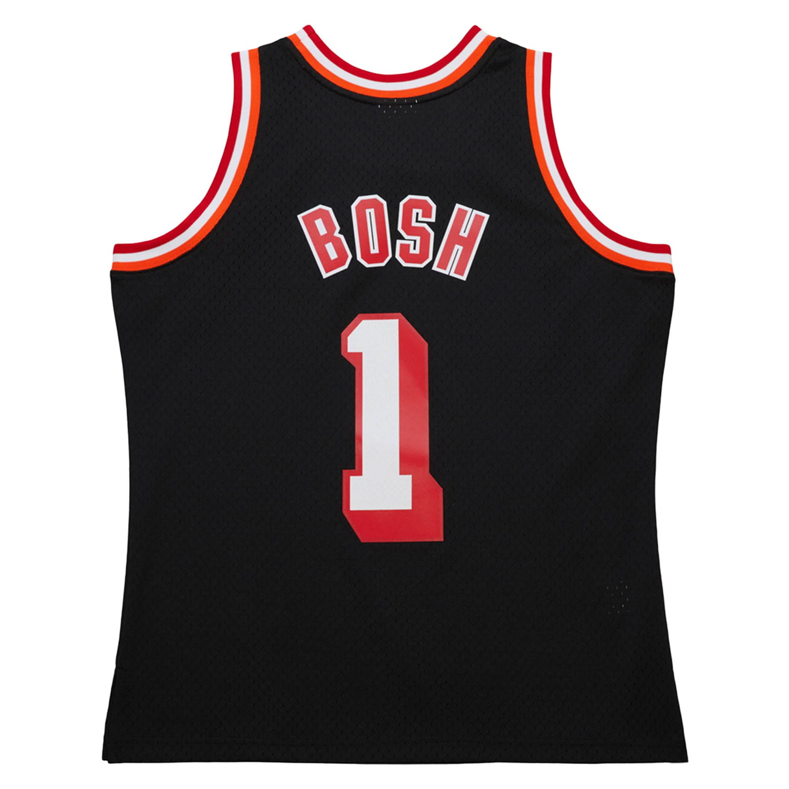 Chris Bosh Miami Heat 2013/14 Hardwood Classics Swingman Jersey Black - back view