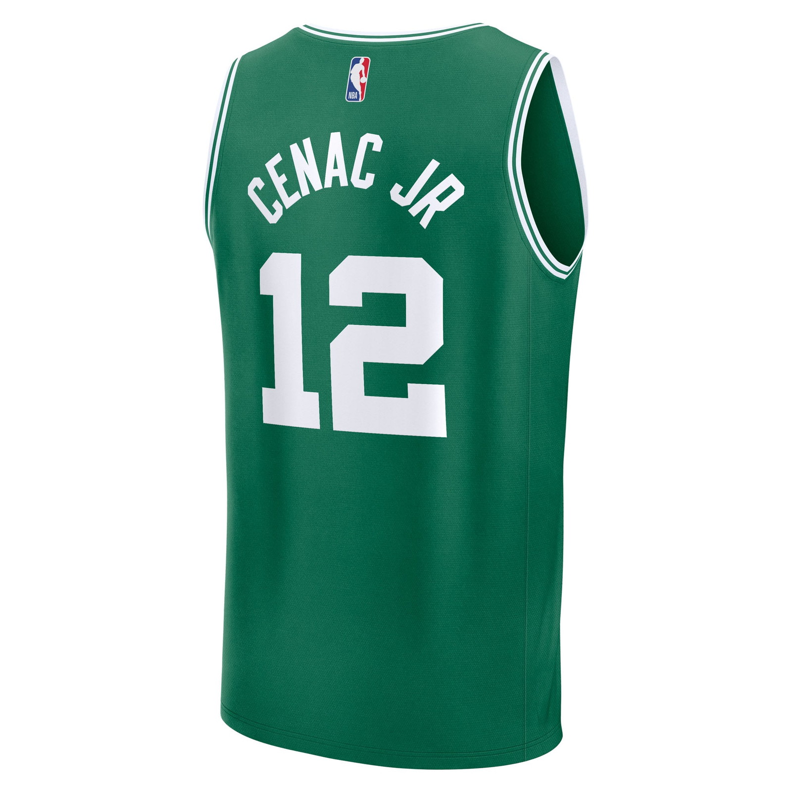Chris Cenac Jr. Boston Celtics 2026 NBA Draft First Round Pick Fast Break Jersey Icon - back view