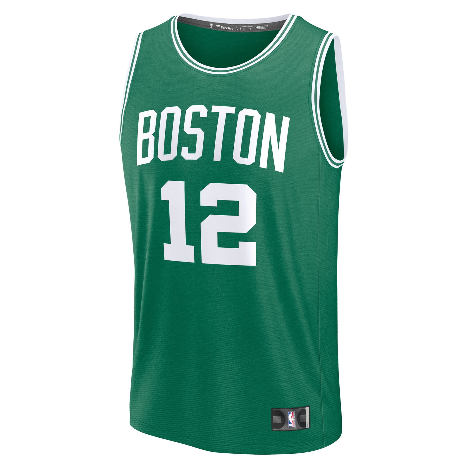 Chris Cenac Jr. Boston Celtics 2026 NBA Draft First Round Pick Fast Break Jersey Icon - front view