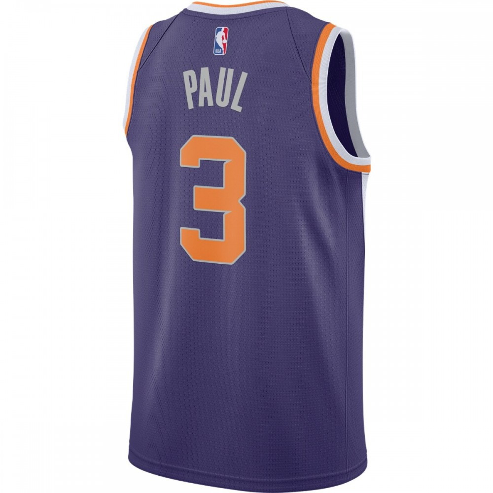 Chris Paul Phoenix Suns 2020/21 Swingman Jersey Purple Icon Edition - back view
