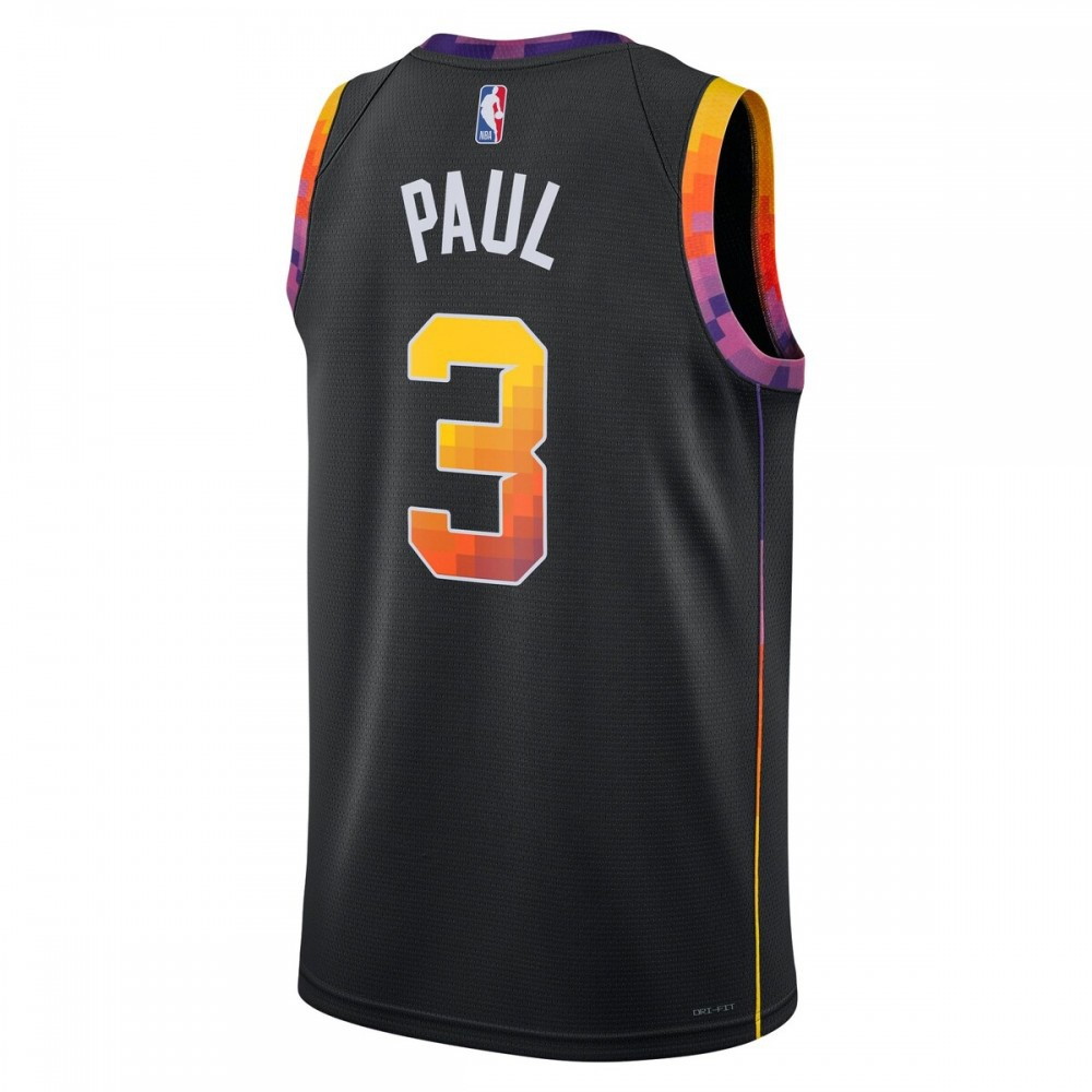 Chris Paul Phoenix Suns 2022/23 Statement Edition Swingman Jersey Black - back view