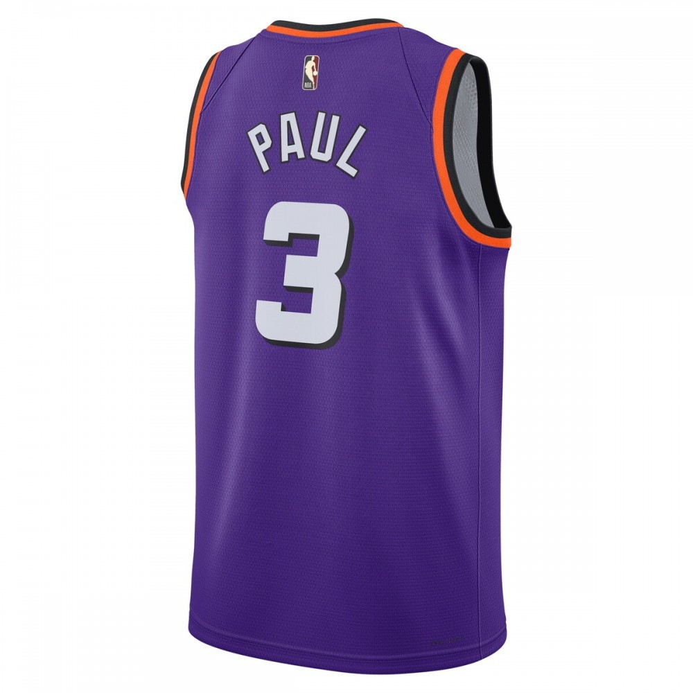 Chris Paul Phoenix Suns 2022/23 Swingman Jersey Purple Classic Edition - back view