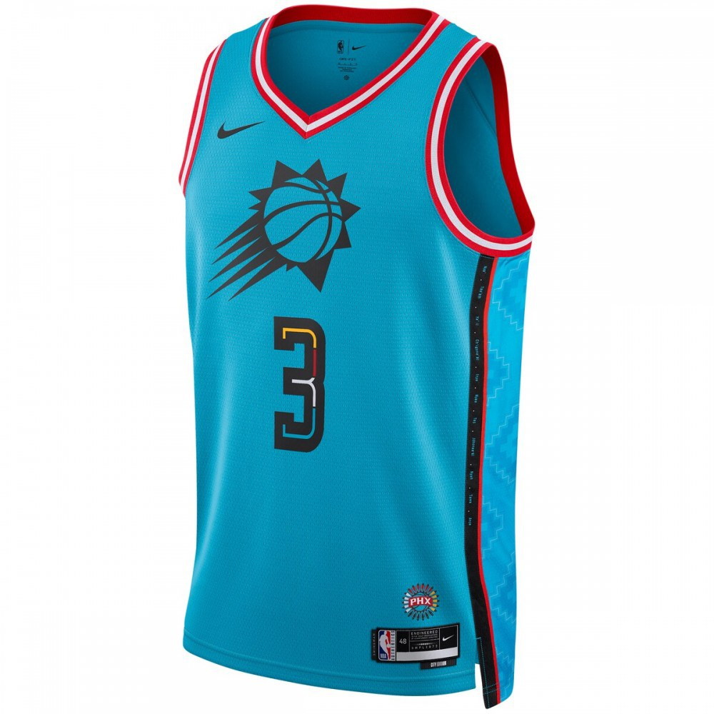 Chris Paul Phoenix Suns Unisex 2022/23 Swingman Jersey City Edition Turquoise - second front view
