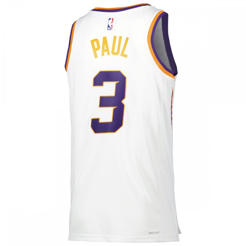 Chris Paul Phoenix Suns Unisex 2022/23 Swingman Jersey Icon Edition White - back view