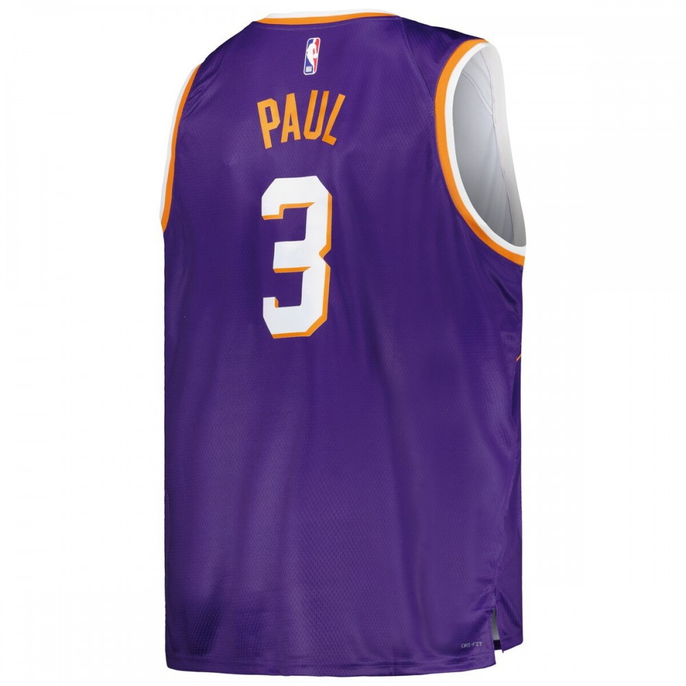 Chris Paul Phoenix Suns Unisex Swingman Jersey Icon Edition Purple - back view