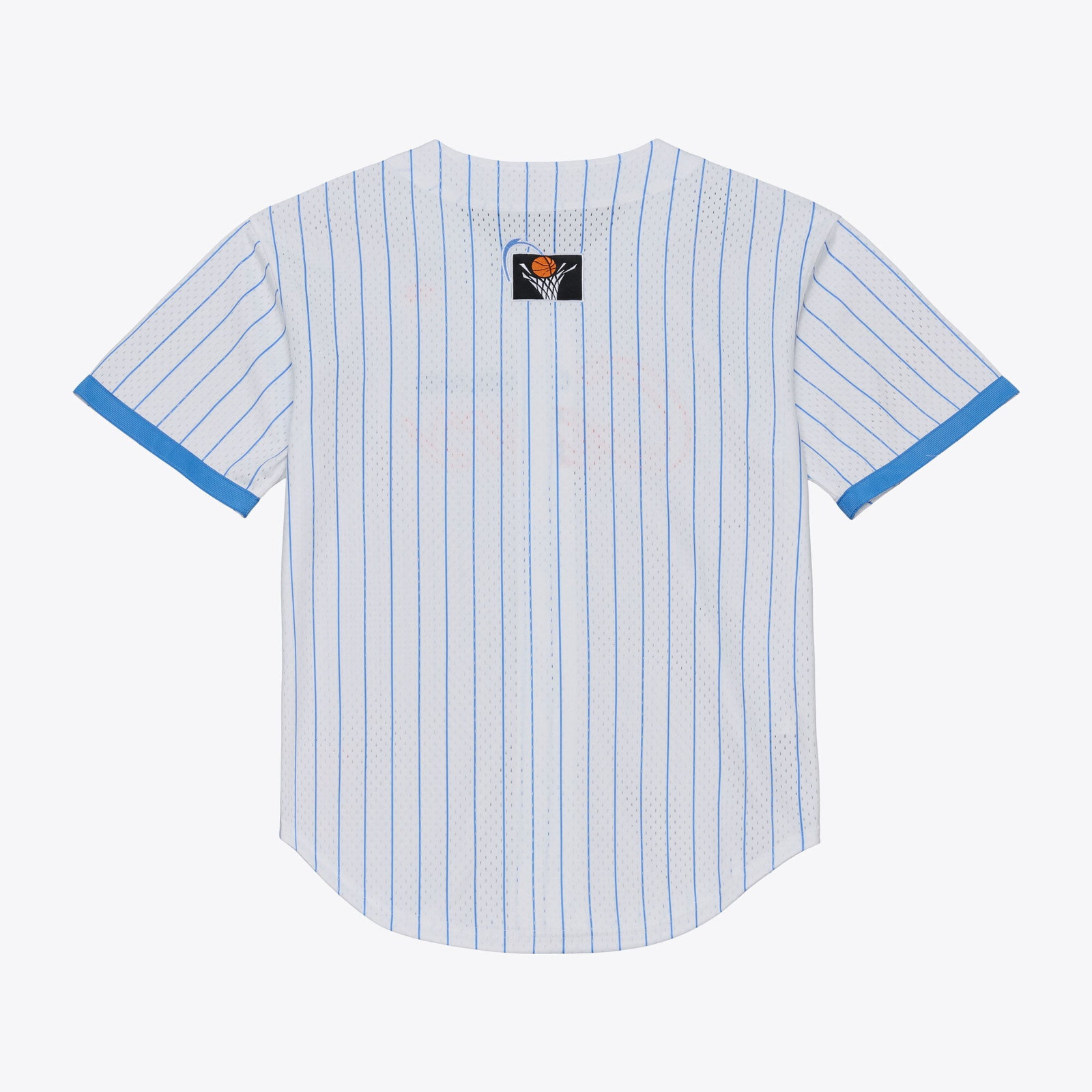 Cleveland Cavaliers Head Coach Pinstripe Mesh Full-Button Baseball Jersey White - front view
