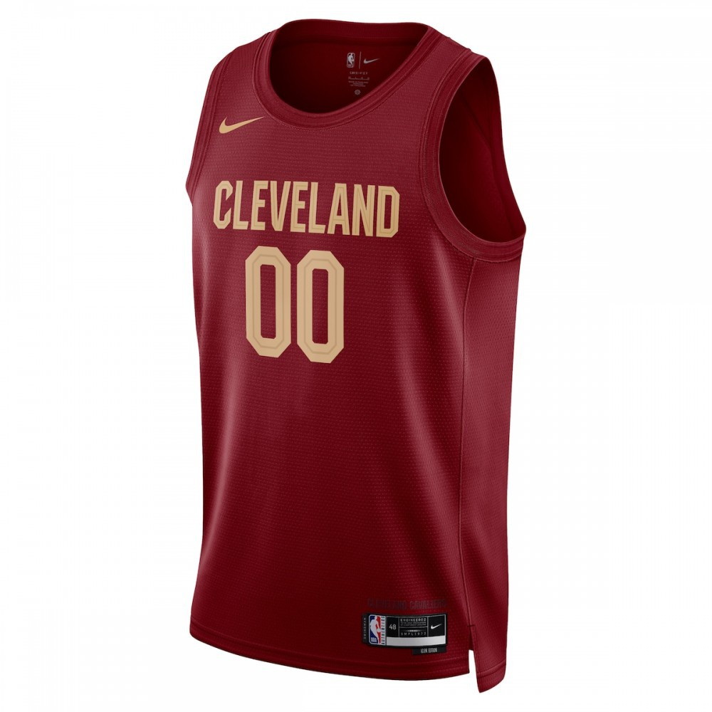 Cleveland Cavaliers Unisex 2022/23 Swingman Custom Jersey Wine Icon Edition - second front view