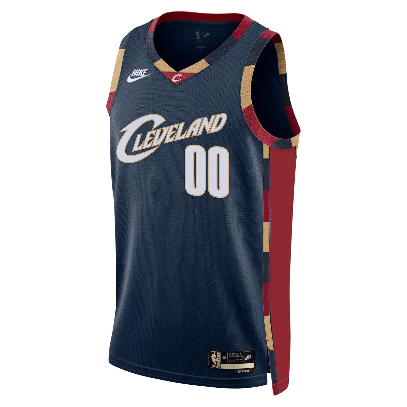 Cleveland Cavaliers Unisex Swingman Custom Jersey Classic Edition Navy - front view