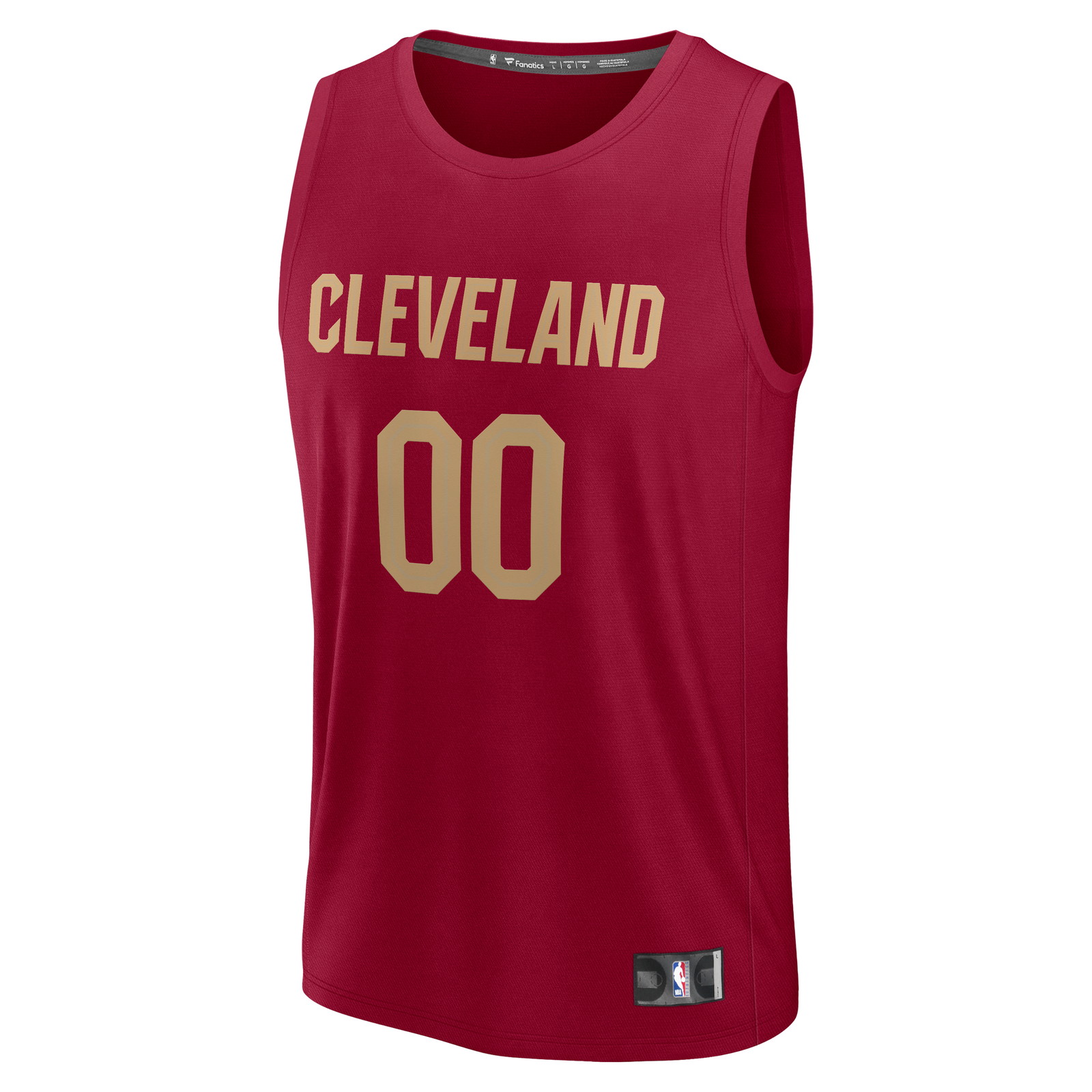 Cleveland Cavaliers Youth Fast Break Custom Jersey Icon Edition Red - front view
