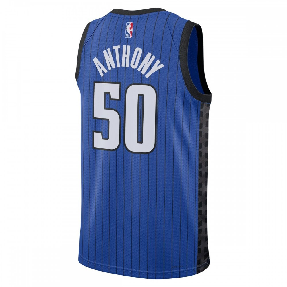 Cole Anthony Orlando Magic 2022/23 Statement Edition Swingman Jersey Blue - back view