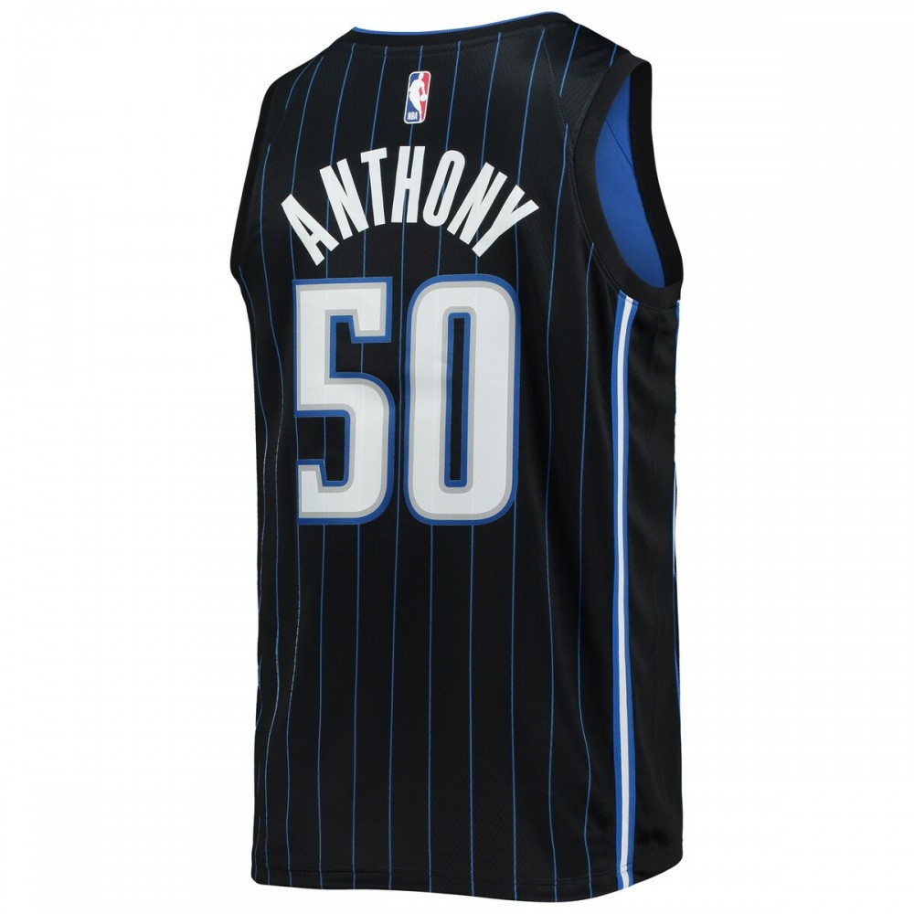 Cole Anthony Orlando Magic Unisex 2022/23 Swingman Jersey Icon Edition Black - back view