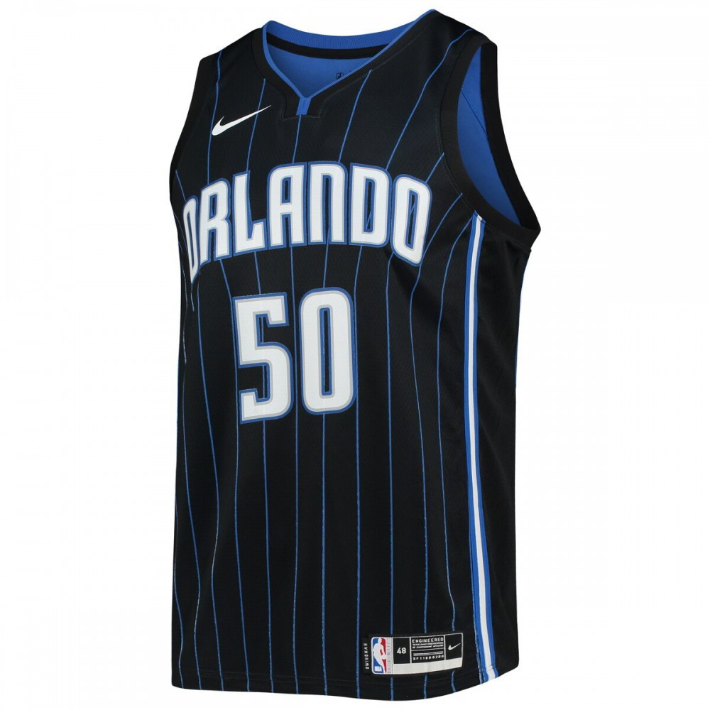 Cole Anthony Orlando Magic Unisex 2022/23 Swingman Jersey Icon Edition Black - second front view