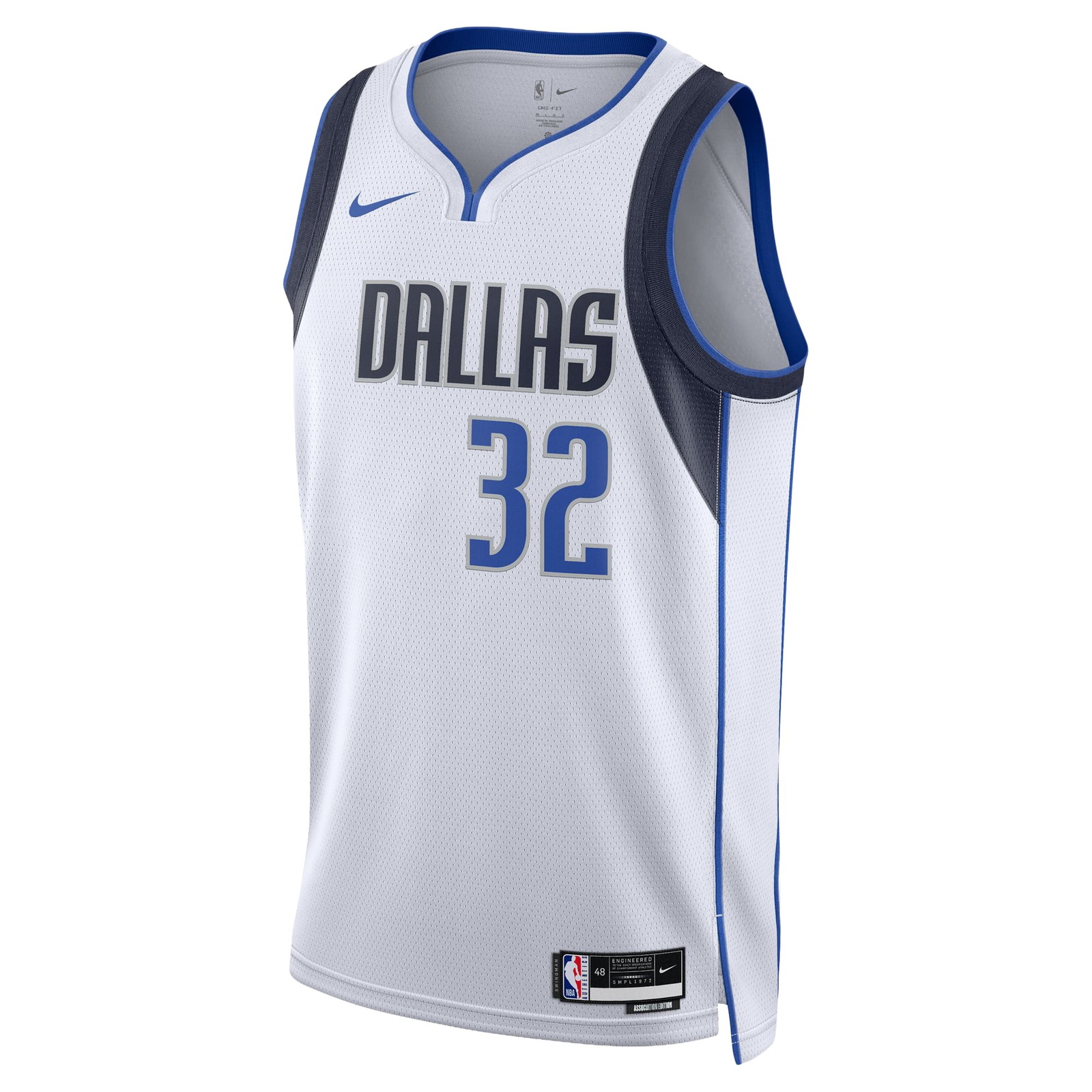 Cooper Flagg Dallas Mavericks Unisex Swingman Player Jersey Association Edition White - front view