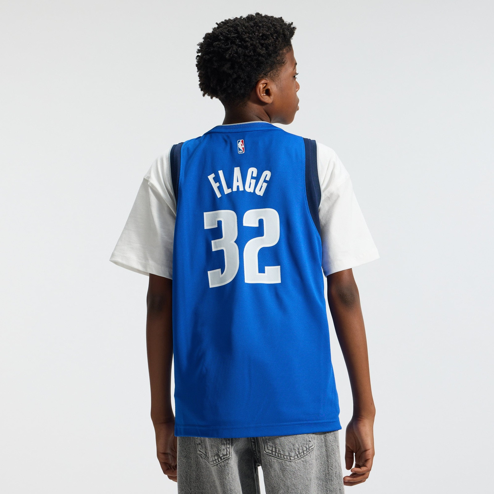 Cooper Flagg Dallas Mavericks Youth 2025 NBA Draft First Round Pick Fast Break Fan - back view