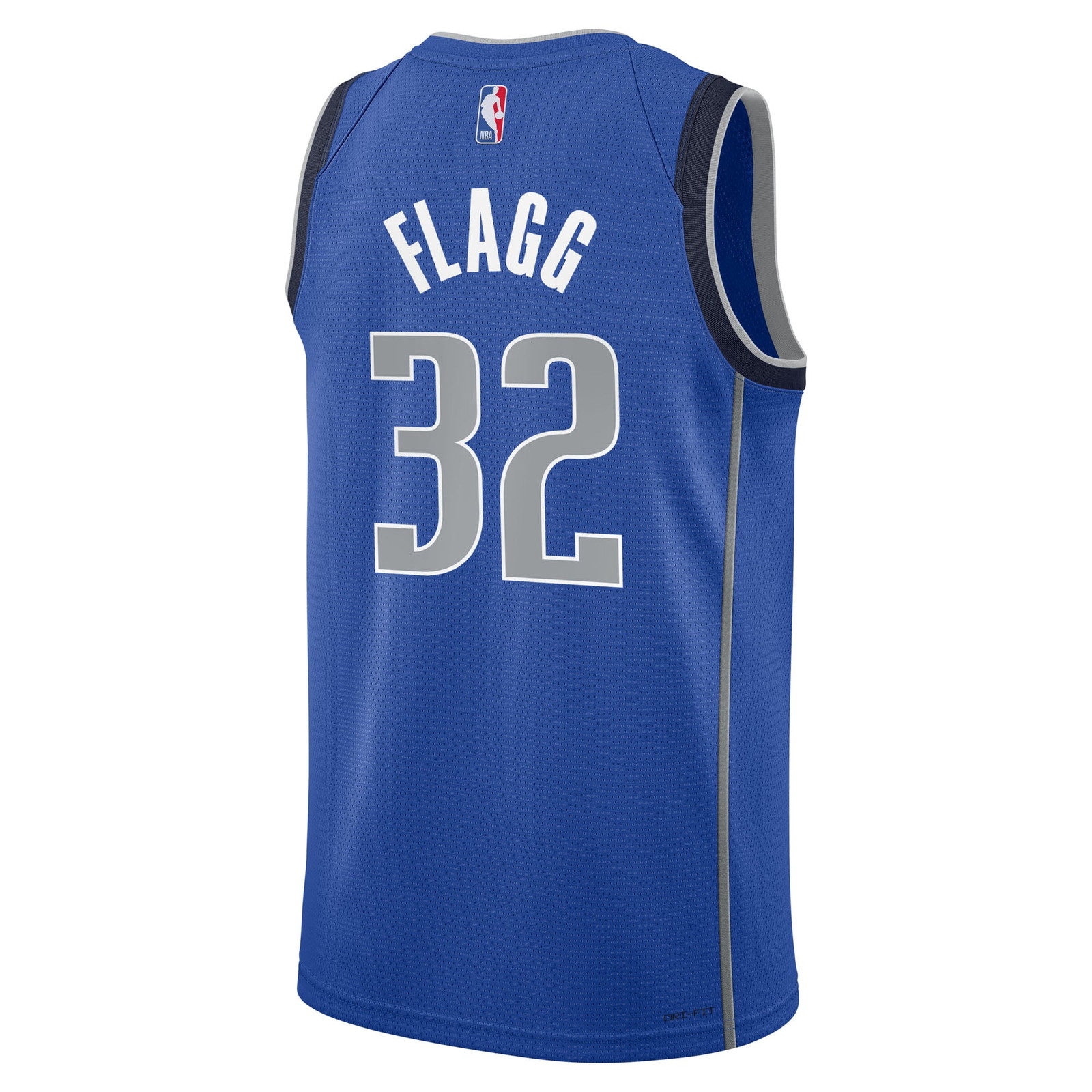 Cooper Flagg Dallas Mavericks Youth Swingman Jersey Icon Edition Blue - back view