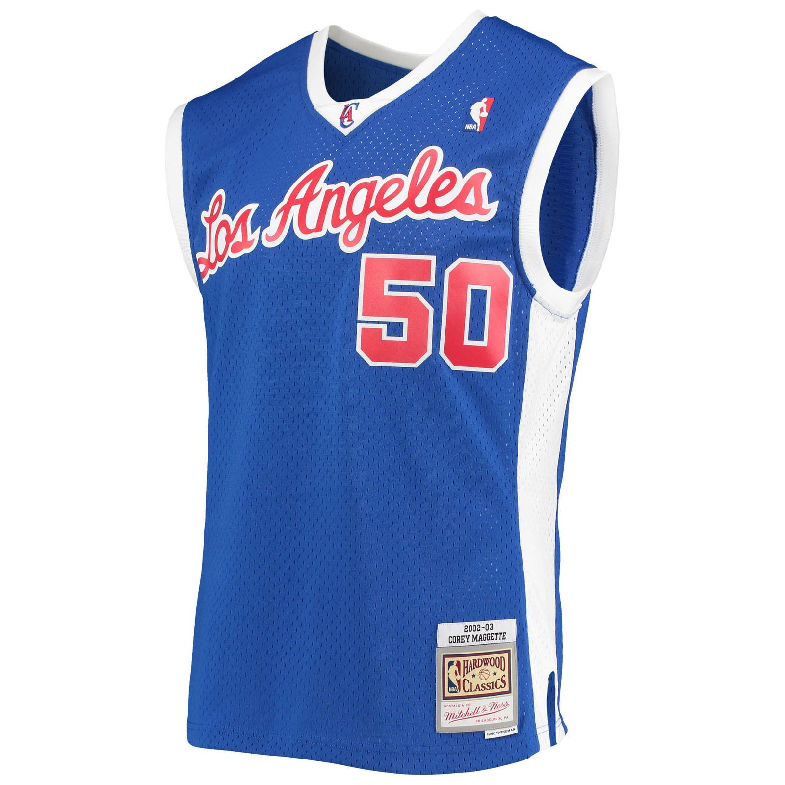 Corey Maggette LA Clippers 2002/03 Hardwood Classics Swingman Jersey Royal - front view