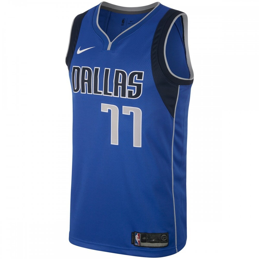 Dallas Mavericks Luka Dončić Men's Swingman Jersey Royal - second front view