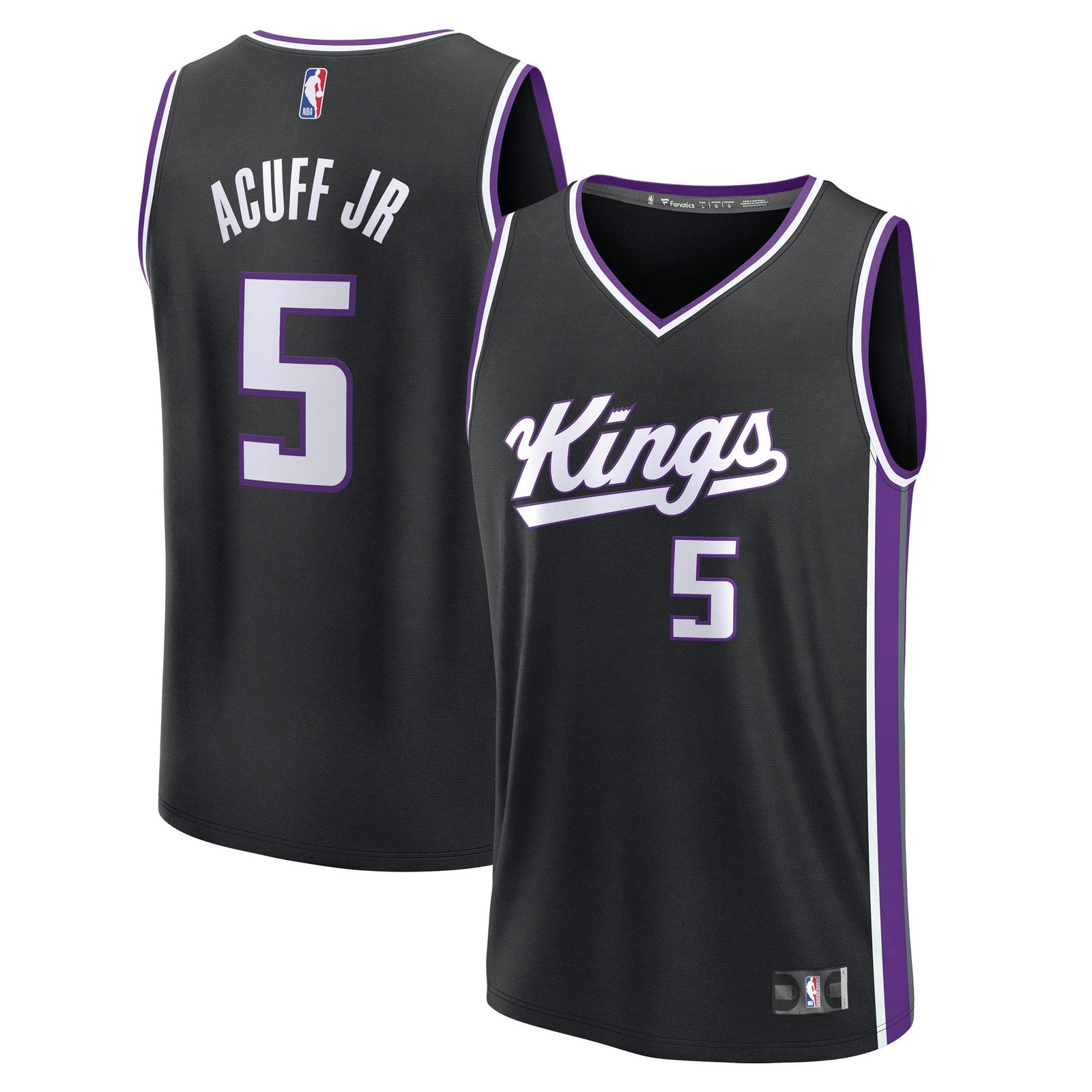 Darius Acuff Jr. Sacramento Kings 2026 NBA Draft First Round Pick Fast Break - front and back view