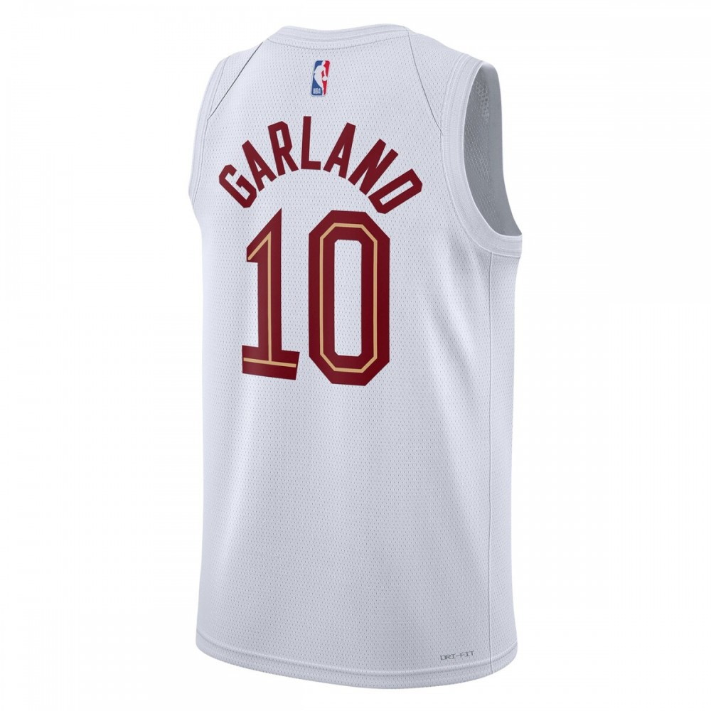 Darius Garland Cleveland Cavaliers Unisex Swingman Jersey Association Edition White - back view