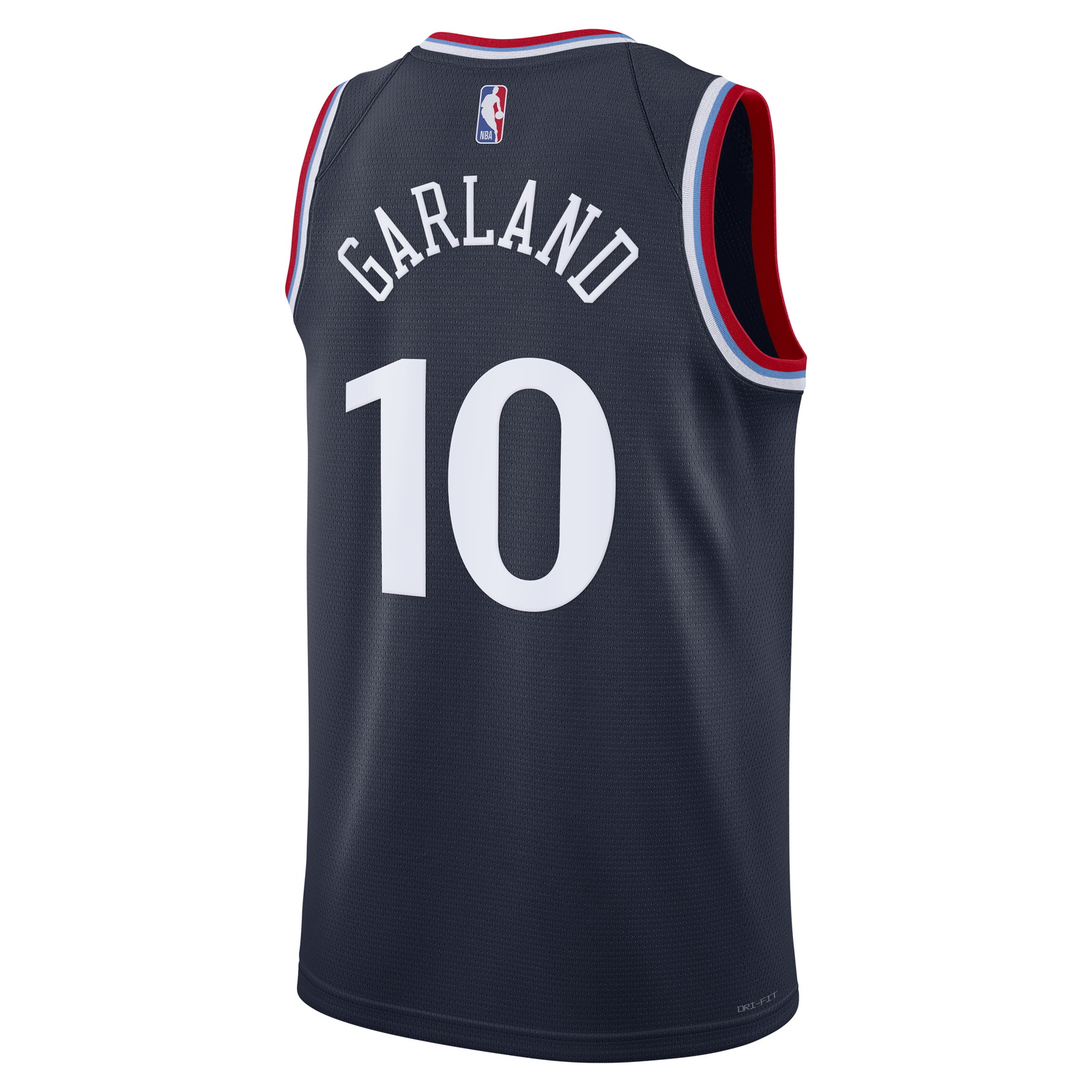 Darius Garland LA Clippers Unisex Swingman Jersey Icon Edition Navy - back view