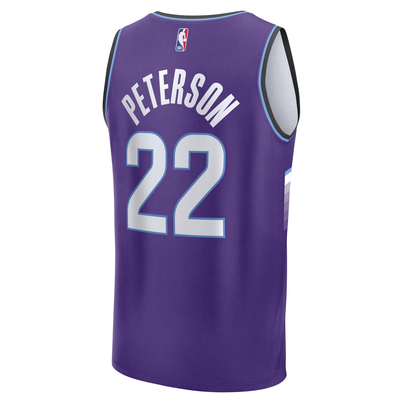 Darryn Peterson Utah Jazz 2026 NBA Draft First Round Pick Fast Break Jersey Icon - back view