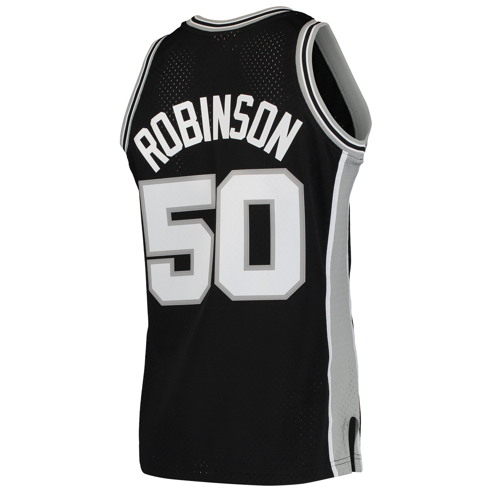 David Robinson San Antonio Spurs 1991/92 Hardwood Classics Swingman Jersey Black - back view