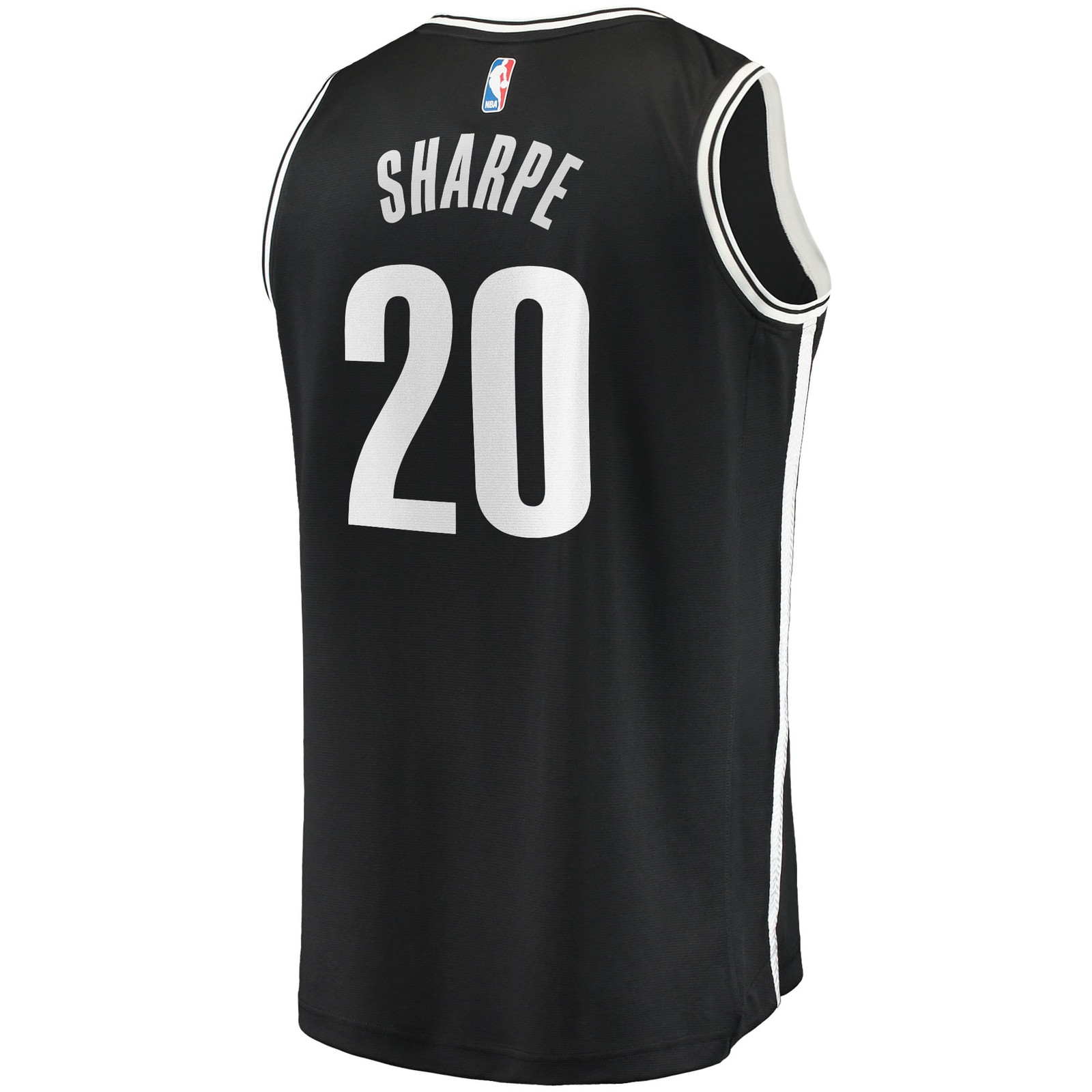 Day'Ron Sharpe Brooklyn Nets Fast Break Fan Version Jersey Icon Edition Black - back view