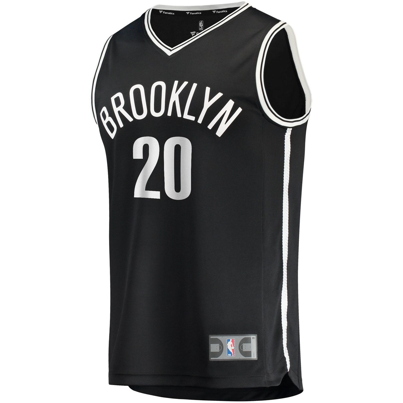 Day'Ron Sharpe Brooklyn Nets Fast Break Fan Version Jersey Icon Edition Black - front view