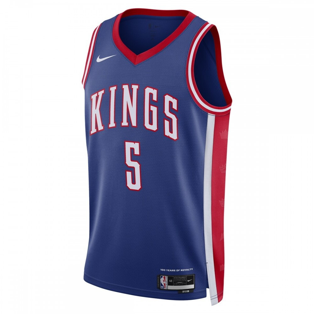 De'Aaron Fox Sacramento Kings Unisex 2024/25 Swingman Player Jersey City - second front view