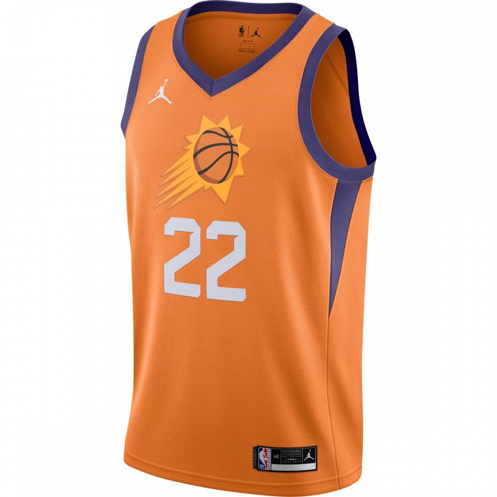 Deandre Ayton Phoenix Suns 2020/21 Swingman Jersey Statement Edition Orange - second front view