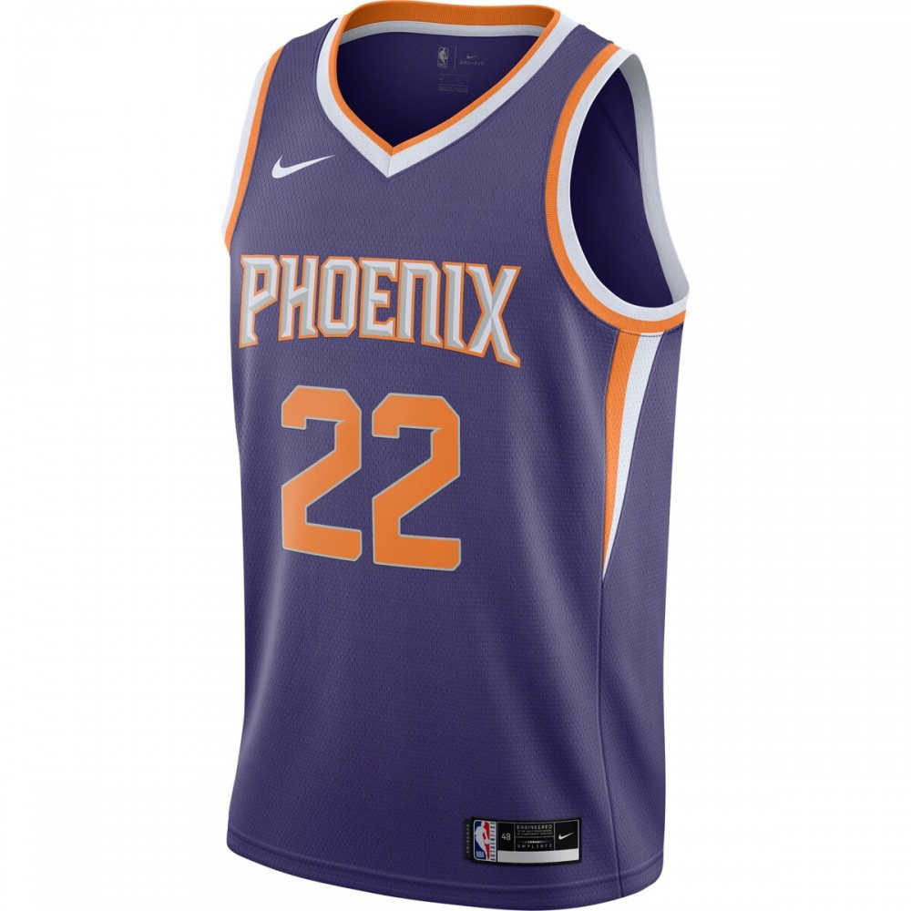 Deandre Ayton Phoenix Suns 2020/21 Swingman Player Jersey Icon Edition Purple - second front view