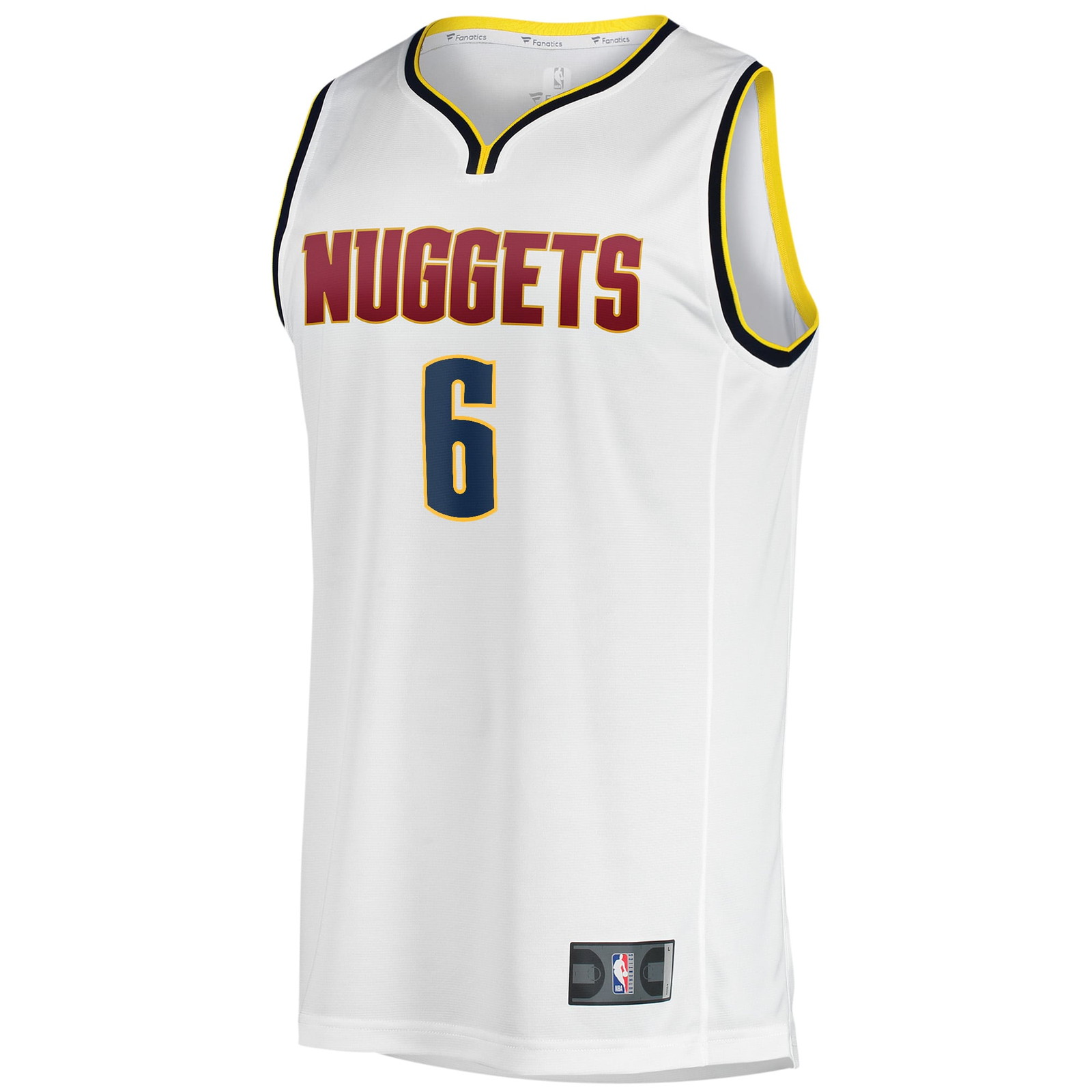 DeAndre Jordan Denver Nuggets Fast Break Player Jersey Association Edition White - front view