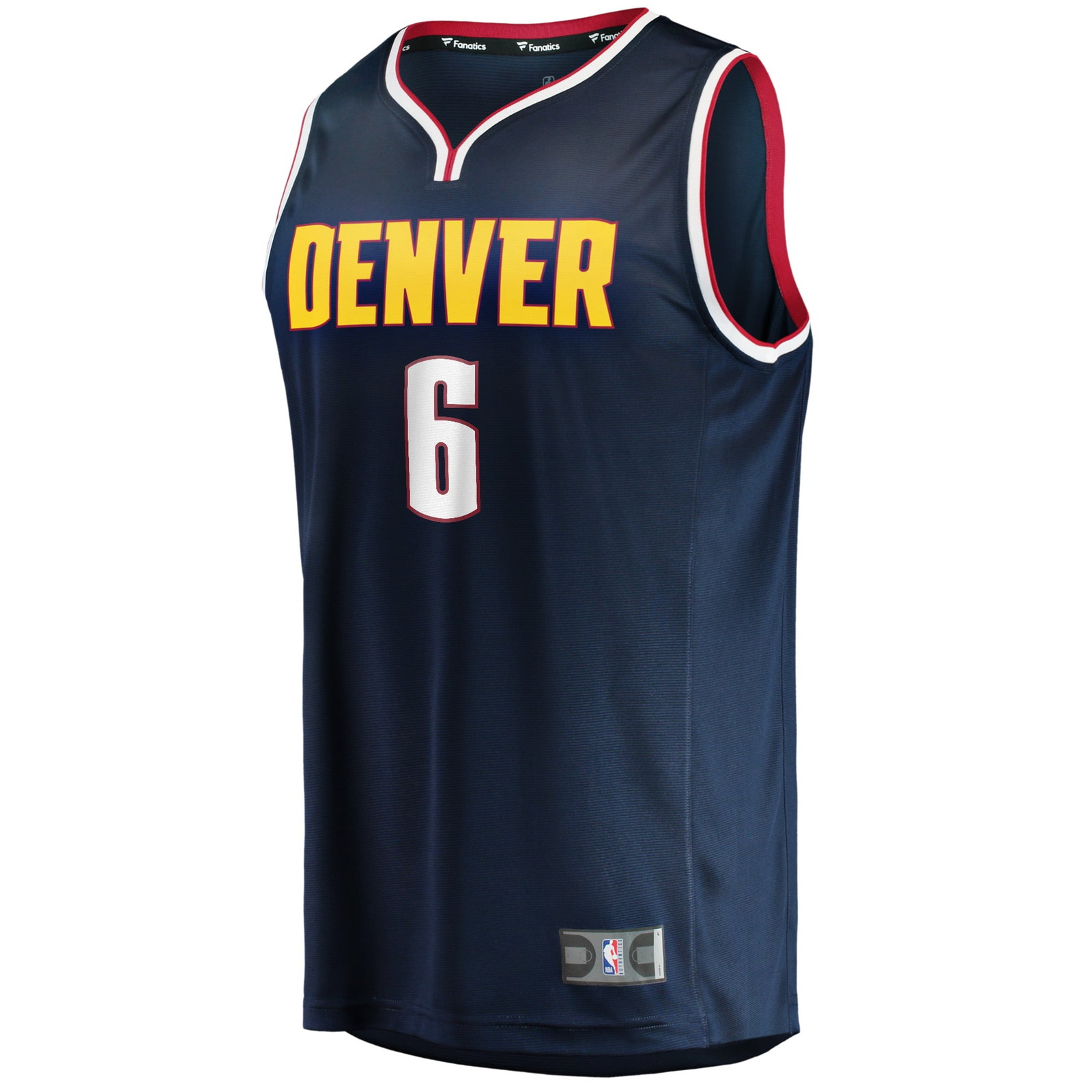 DeAndre Jordan Denver Nuggets Youth Fast Break Player Jersey Icon Edition Navy - front view