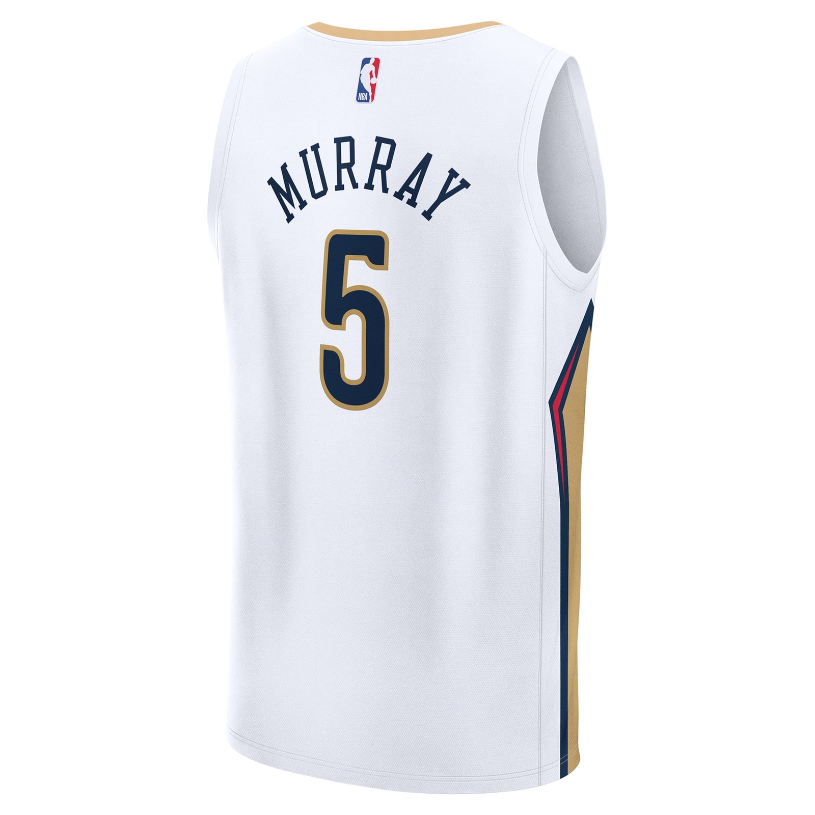 Dejounte Murray New Orleans Pelicans Fast Break Fan Version Player Jersey Association - back view