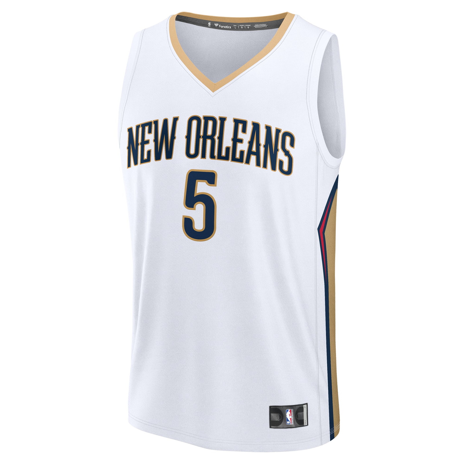 Dejounte Murray New Orleans Pelicans Youth Fast Break Fan Version Player Jersey - front view