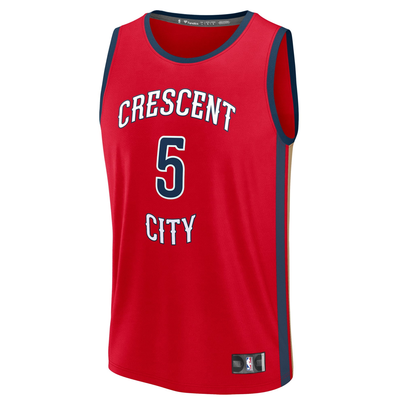 Dejounte Murray New Orleans Pelicans Youth Fast Break Fan Version Player Jersey - front view