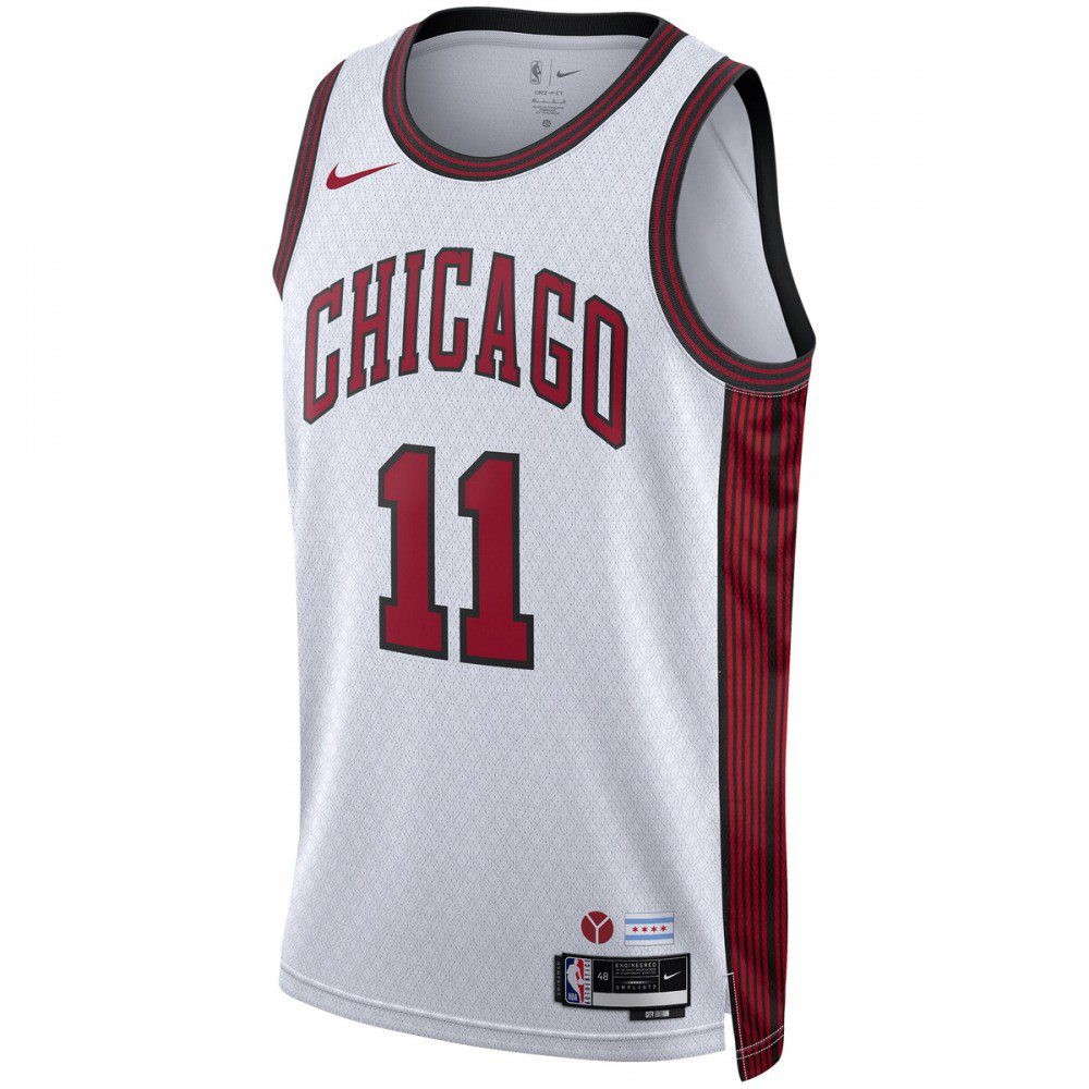 DeMar DeRozan Chicago Bulls Unisex 2022/23 Swingman Jersey City Edition White - second front view