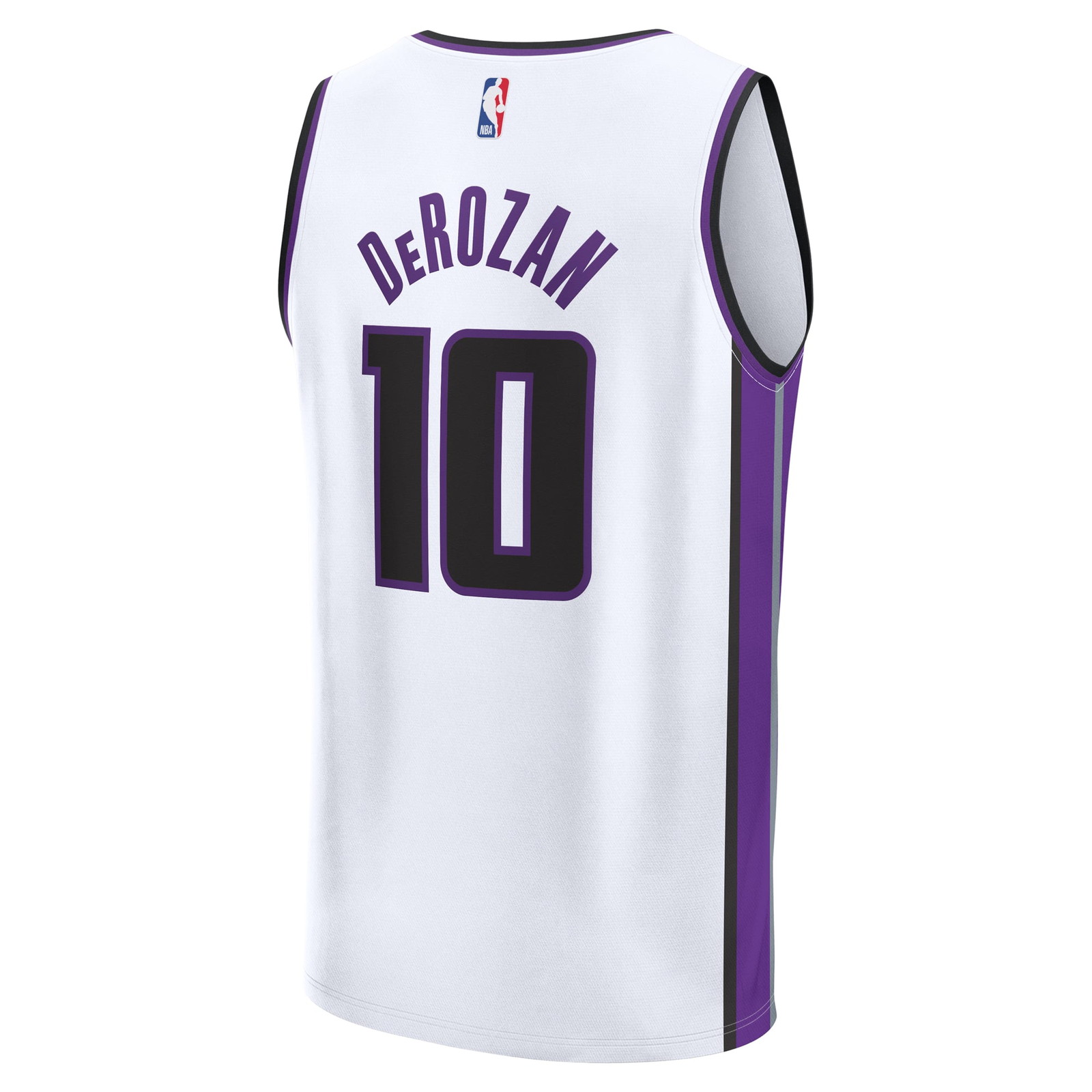 DeMar DeRozan Sacramento Kings Fast Break Fan Version Player Jersey Association Edition - back view