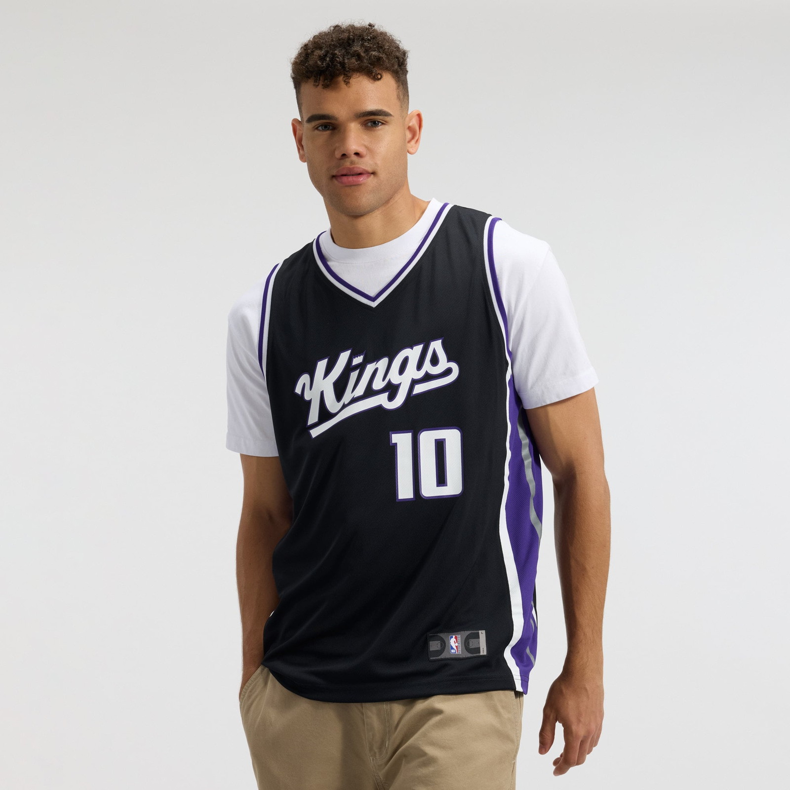 DeMar DeRozan Sacramento Kings Fast Break Fan Version Player Jersey Icon Edition Black - front view