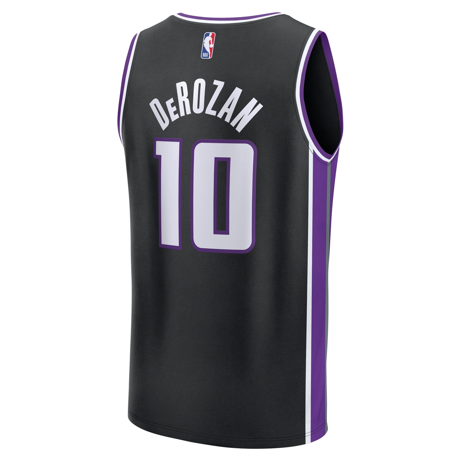 DeMar DeRozan Sacramento Kings Youth Fast Break Fan Version Player Jersey Icon Edition - back view