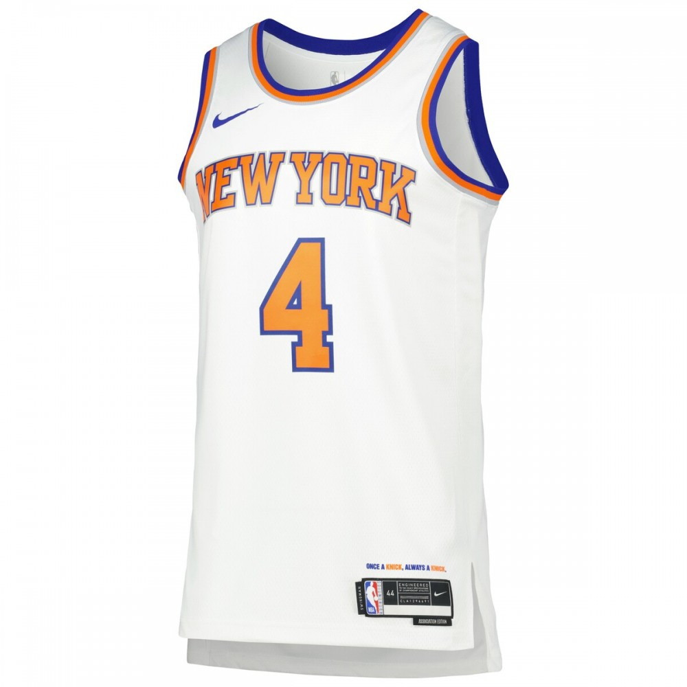 Derrick Rose New York Knicks Unisex 2022/23 Swingman Jersey Icon Edition White - second front view
