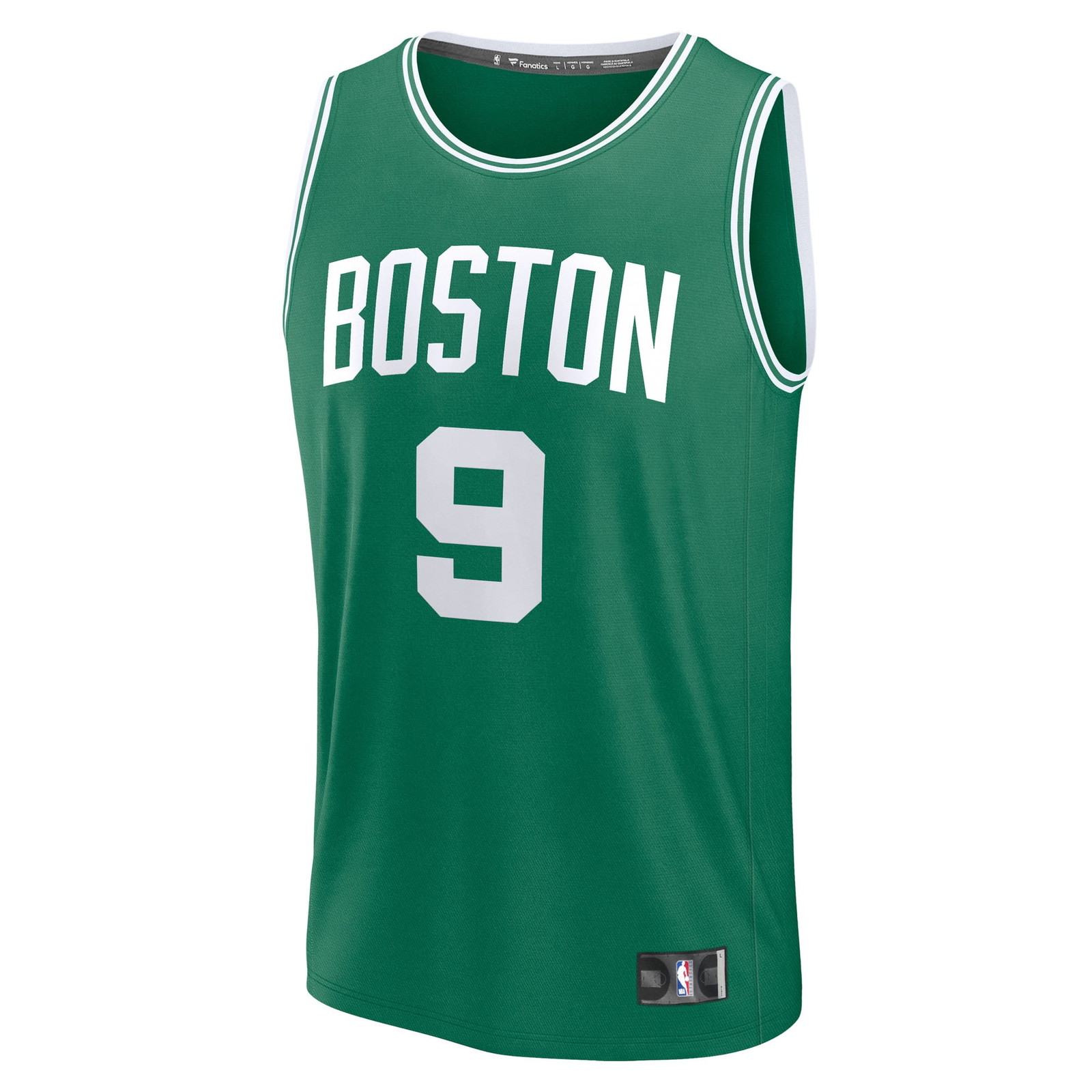 Derrick White Boston Celtics Fast Break Fan Version Player Jersey Icon Edition Kelly - front view