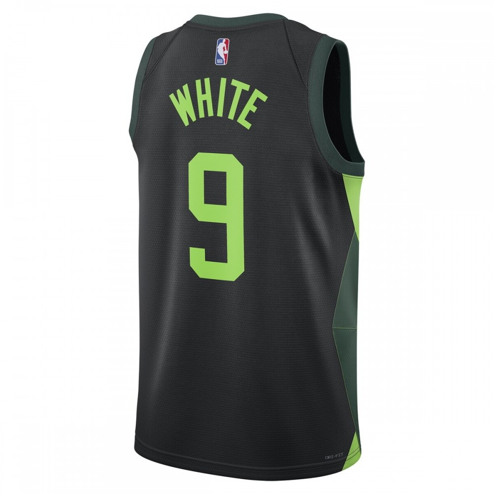 Derrick White Boston Celtics Unisex 2024/25 Swingman Player Jersey City Edition Black - back view