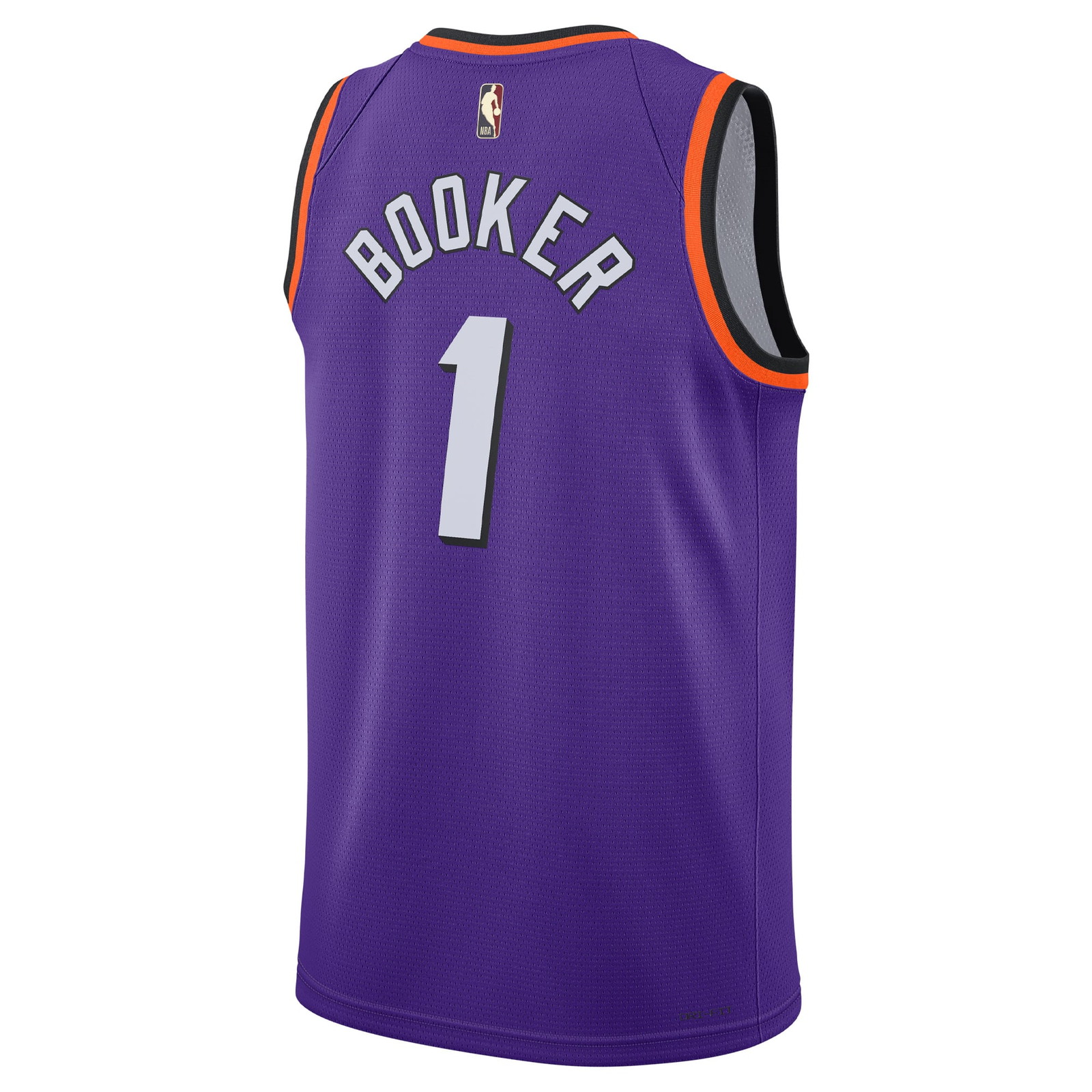 Devin Booker Phoenix Suns Swingman Jersey Classic Edition Purple - back view