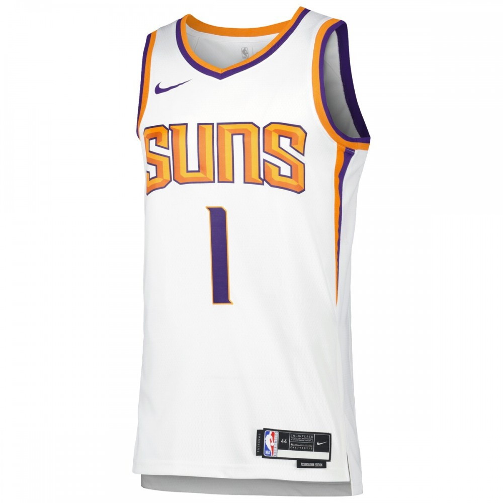 Devin Booker Phoenix Suns Unisex 2022/23 Swingman Jersey Icon Edition White - second front view