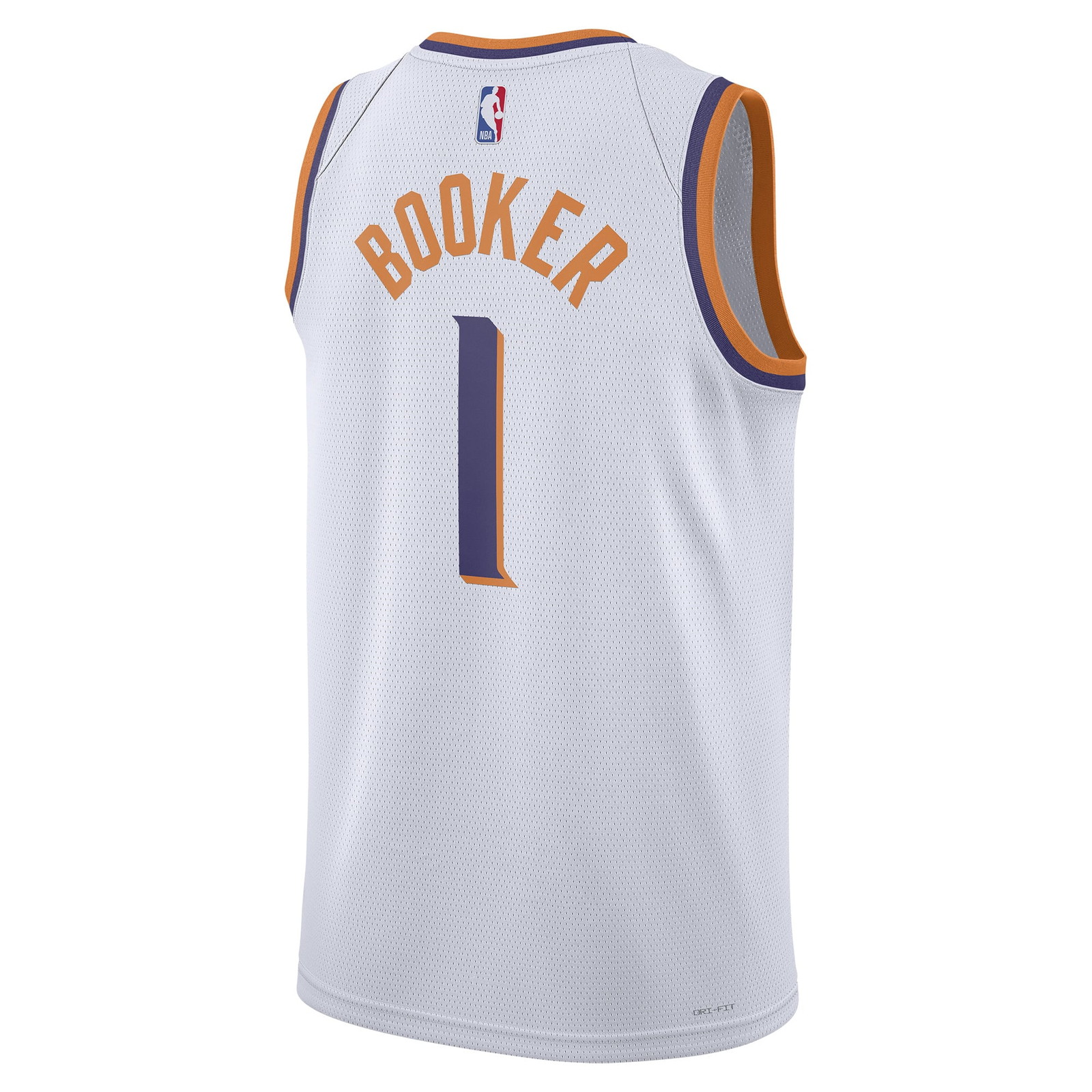 Devin Booker Phoenix Suns Unisex Swingman Jersey Association Edition White - back view